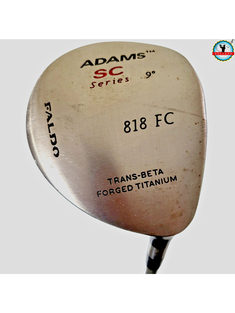 Adams SC Series 9.0° Driver 818 FC Faldo Right-H Firm-Flex Graphite Shaft 44"